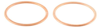 WINDEROSA (VERTEX) USZCZELKA KOLEKTORA WYDECHOWEGO KAWASAKI VN1500 87-99, VN1500E CLASSIC 98-04, VN1500N '00-08, VN1600 MEAN STREAK 02-08, VN1600 05-08, VN1700 09-21, VN750 VULCAN 86-06, SUZUKI VZ1600 04-05 (KPL-2SZT)