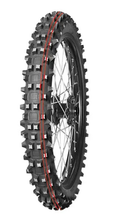 MITAS OPONA 80/100-12 TERRA FORCE MX-SAND 50M TT TYŁ (PODWÓJNY CZERWONY PASEK) DOT 2023 (DOT:JPDT) (26007) WYCOFANE (ZAMIENNIK:70001064)