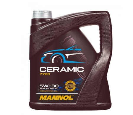 MANNOL OLEJ SILNIKOWY SAMOCHODOWY 5W30 CERAMIC C3 5L (7720)