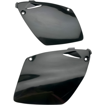 UFO BOCZKI TYLNE KTM 2T '98>, 4T '00> KOLOR CZARNY