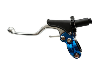 ACCEL UCHWYT DŹWIGNI SPRZĘGŁA KOMPLETNY + DEKOMPRESATOR UNIWERSALNY KOLOR NIEBIESKI (CL-08BL) - PROMOCJA