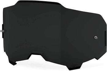 100 PROCENT ARMEGA REPLACEMENT LENS - DARK SMOKE - SZYBA/SZYBKA DO GOGLI ARMEGA KOLOR CZARNY STARY KOD: 51040-018-02