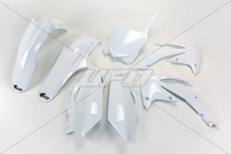 UFO KOMPLET PLASTIKÓW HONDA CRF 250R '11-'13, CRF 450R '11-'12 KOLOR BIAŁY (HO115E041)