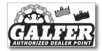 GALFER NAKLEJKA DUŻA AUTORYZOWANY DEALER 30CM