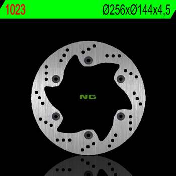NG TARCZA HAMULCOWA PRZÓD HONDA ADV 350 '22, NSS 350 FORZA '21-'22, NSS 125 FORZA '15-'22, NSS 300 FORZA '18-'21, SH 350 '06-'22, NES 125 FORZA '15-'16 (256X144X4,5MM) (6X10,5MM)