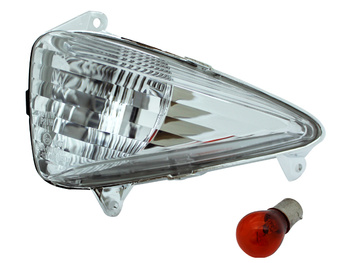 NACHMAN KIERUNKOWSKAZ HONDA CBF 600S 04-09, CB 1000, XL 1000N LEWY PRZÓD, BIAŁE SZKŁO (MC-01902L-1) (9922N)