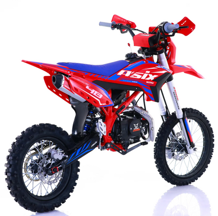 Motocykl ASIX XB-48 cross 125cc 17/14 cali manual pitbike