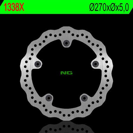 NG TARCZA HAMULCOWA PRZÓD HONDA NC 700/750 S/X/DCT/ABS '12-'24, INTEGRA 700/750 S/DCT/ABS '12-'24 (320X5) (5X10MM) WAVE