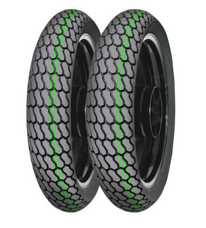 MITAS OPONA 130/80-19 (27X7-19) H-18 SS FLAT TRACK NHS TT PRZÓD/TYŁ DOT 2022 (DOT:XPDD) (PODWÓJNY ZIELONY PASEK) (23408) WYCOFANE (ZAMIENNIK:70001080)