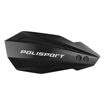 POLISPORT OFERTA SPECJALNA OSŁONY RĄK (HANDBARY) MODEL BULLIT Z UNIWERSALNYM ZESTAWEM MONTAŻOWYM 22/28 KTM KOLOR CZARNE (OPAKOWANIE ZASTĘPCZE)