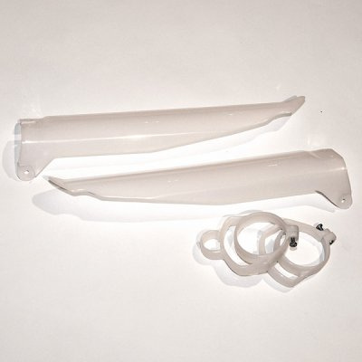 UFO OSŁONY TELESKOPÓW ( AMORTYZATORÓW ) PRZEDNICH KAWASAKI KX 125/250/500 '96-'03 KOLOR NEUTRAL