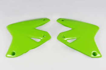 UFO OSŁONY CHŁODNICY KAWASAKI KLX 400R '03-21, KOLOR ZIELONY