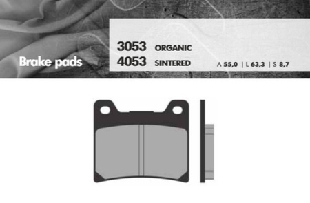 BRENTA KLOCKI HAMULCOWE KH88 SPIEK METALICZNY (ZŁOTE) (FT 4053)