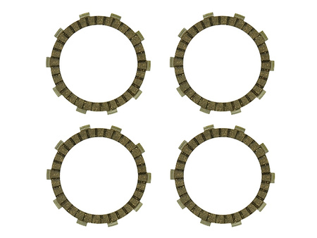 PSYCHIC TARCZE SPRZĘGŁOWE YAMAHA SR 125 '89-'03, XT 125 (5EK) '99-'02, (4 TARCZE) (F1850) (EBS2256)