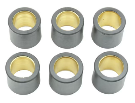 ATHENA ROLKI WARIATORA 6 SZT. 19X17 MM 11,5 GR. APRILIA SR 125/150, DERBI BOULEVARD 125/150/200, GILERA DNA/RUNNER 125/180, TYPHOON 125, PIAGGIO FLY/HEXAGON/SKIPPER 125/150