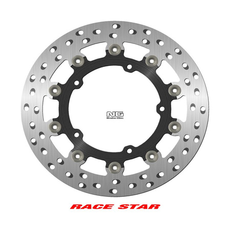 NG TARCZA HAMULCOWA PRZÓD RACE STAR PREMIUM YAMAHA MT-03 '16-'22, R3 '19-'22, YZF-R25 '14-'17, YZF-R3 '15-'18 (298X132X5MM) (5X8,25MM) (ŚRODEK ALUMINIOWY, POLEPSZONE CHŁODZENIE)
