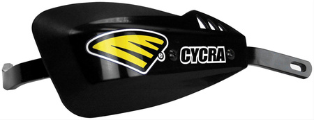 CYCRA OSŁONY RĄK (HANDBARY - ALUMINIOWY RDZEŃ) Z MOCOWANIEM (28,6MM - MOCOWANIE 1CYC-1156-12 W ZESTAWIE) MODEL SERIES ONE KOLOR CZARNY