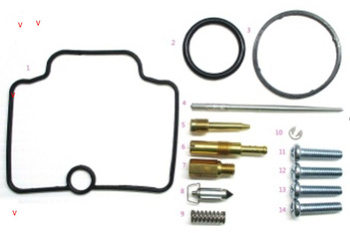 BEARING WORX ZESTAW NAPRAWCZY GAŹNIKA SUZUKI RM 85/L '05-'17 (26-1109)