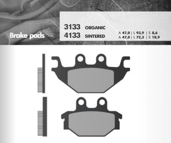 BRENTA KLOCKI HAMULCOWE KH377 (FT 3133)