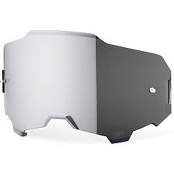 100 PROCENT ARMEGA REPLACEMENT LENS SILVER MIRROR, SZYBA/SZYBKA/SZYBKA DO GOGLI ARMEGA KOLOR SREBRNE LUSTRO STARY KOD: 51040-008-02