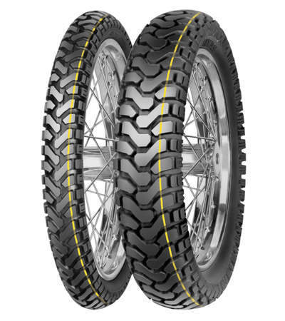 MITAS OPONA 140/80-18 E-07 70T TL DAKAR (ŻÓŁTY PASEK) TYŁ DOT 36-42/2022 (24429) WYCOFANE (ZAMIENNIK:70001007)