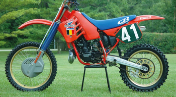 BLACKBIRD KOMPLET NAKLEJEK (OKLEIN) HONDA CR 125 '87-'88 REPLICA TEAM HONDA