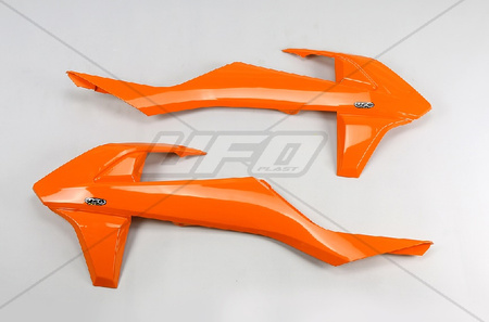 UFO OSŁONY CHŁODNICY KTM SX/SXF '16-'18 (Z WYJĄTKIEM SX 250 '16), EXC/EXCF TPI '17-'19, KOLOR POMARAŃCZOWY