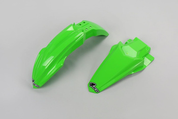 UFO KOMPLET BŁOTNIKÓW KAWASAKI KX 85 '14-'17 (KA04726026, KA04727026) KOLOR ZIELONY (OEM 2017)