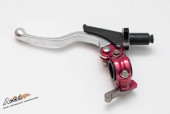 ACCEL UCHWYT DŹWIGNI SPRZĘGŁA KOMPLETNY + HOT START UNIWERSALNY KOLOR CZERWONY (CL-06RD)