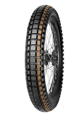 MITAS OPONA 3.00-17 SPEEDWAY SOFT 50P NHS TT (PODWÓJNY POMARAŃCZOWY PASEK) TYŁ DOT 2025 (DOT:XCDP) (460028) (ZAMIENNIK:70000347)