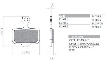 PROMOCJA BRENTA BIKE KLOCKI HAMULCOWE ROWEROWE SINTER SPIEKANE METALICZNE MTB / SZOSA / ELEKTRYK PASUJE DO AVID ELIXIR 9 / 7 / 5 / 3 / 1 / CR / R, SRAM XX, XO,DB1,DB 3, DB 5, LEVELT, LEVEL TL