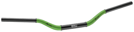 ACCEL KIEROWNICA ALUMINIOWA 28,6 MM TAPER MX WZÓR HONDA CR WYSOKA (7075-T6) ERGAL DWUKOLOROWA ZIELONY+CZARNY (SZER. 790MM, WYS. 101MM) - PROMOCJA