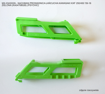 PSYCHIC PROWADNICA ŁAŃCUCHA KAWASAKI KXF 250/450 '09-'21 KOLOR ZIELONY (KA04708026)