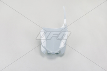 UFO TABLICA NA NUMER STARTOWY HONDA CRF 250R '14-'17, CRF 450R '13-'16, KOLOR BIAŁY