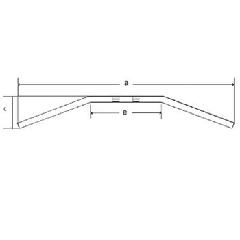TRW ZF KIEROWNICA STALOWA 22MM DRAGBAR MEDIUM KOLOR CZARNY