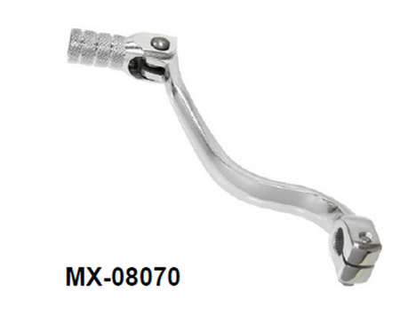 PSYCHIC 2024/01 DŹWIGNIA ZMIANY BIEGÓW KAWASAKI KX 65 '00-'23, SUZUKI RM 65 '03-'05 (OEM: K1315-61347; K1324-21366) (KUTE ALUMINIUM) KOLOR SREBRNY (ANODOWANY)