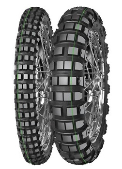 MITAS OPONA 90/90-21 (3.00-21) ENDURO TRAIL-RALLY PRO SUPER LIGHT (ZIELONY PASEK) 54R TT M+S PRZÓD DOT 01/2025 (460144) (ZAMIENNIK:70000336)
