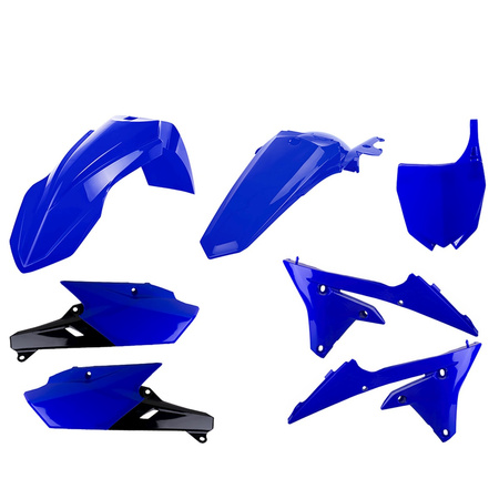 POLISPORT KOMPLET PLASTIKÓW YAMAHA YZ 250F '14-'18; YZ 450F '14-'17 KOLOR NIEBIESKI CZARNY