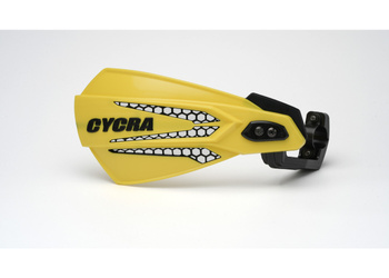 CYCRA PROMOCJA OSŁONY RĄK (LISTKI) Z MOCOWANIEM (22MM/28,6MM) MODEL MX RACE KOLOR ŻÓŁTY