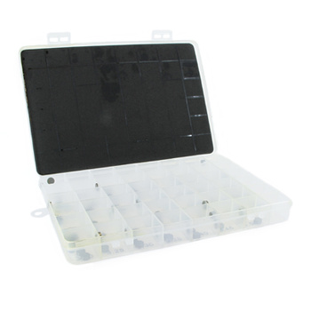 PROX PŁYTKI ZAWOROWE ZESTAW 8,90MM OD 1,74 DO 2,58MM PO 3 SZT. ( W SUMIE 66 SZT. ) (KTM. HUSQCVARNA, HUSABERG)