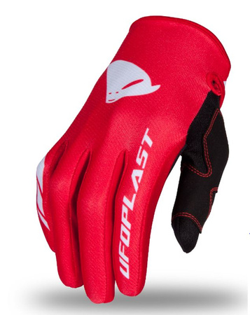 UFO RĘKAWICE SKILL JUNIOR CROSS / MTB / E-BIKE KOLOR CZERWONY ROZMIAR XL - KOLEKCJA 2024