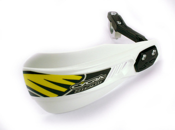 CYCRA PROMOCJA OSŁONY RĄK (LISTKI) Z MOCOWANIEM (22MM/28,6MM) MODEL COMPOSITE PRIMAL STEALTH RACER KOLOR BIAŁY