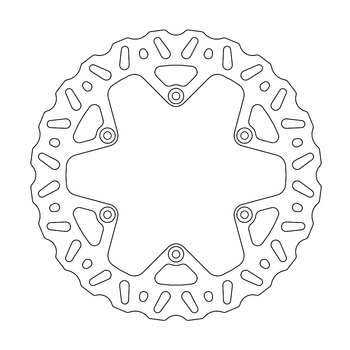 MOTO-MASTER PROMOCJA TARCZA HAMULCOWA TYŁ NITRO 245MM YAMAHA YZ/YZF/WRF 125/250 '19-, YZF 450 '18-'19