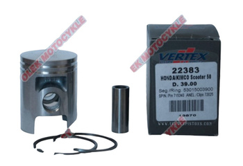 VERTEX TŁOK HONDA KYMCO DIO, BALI, SFX, X8R 39,50 MM (+0,50 MM)