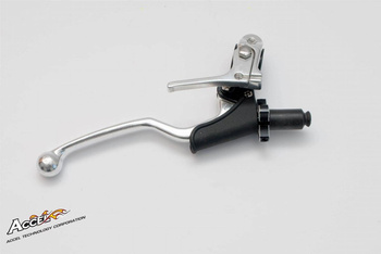 ACCEL UCHWYT DŹWIGNI SPRZĘGŁA KOMPLETNY + DEKOMPRESATOR UNIWERSALNY KOLOR CZARNY (CL-08BK)