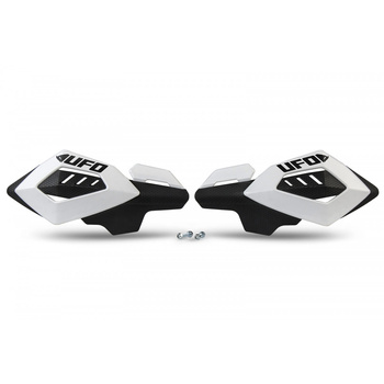 UFO OSŁONY RĄK (HANDBARY) ARCHES KOLOR BIAŁY (Z MOCOWANIAMI 22MM)