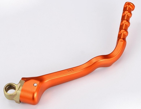 ACCEL DŹWIGNIA STARTERA (KOPKA) ALUMINIOWA KTM SX/EXC 250/300 '11-16, SXF 250/350/450/530 '06-'12 , EXC 300 '11-16, EXCF 350 '12-16, EXC 450/500/525 '12-16, HUSQVARNA TE 250/300 '14-16, TC 250 '16 KOLOR POMARAŃCZOWY