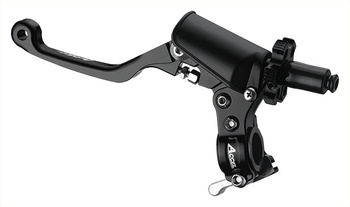 ACCEL UCHWYT DŹWIGNI SPRZĘGŁA KOMPLETNY + HOT START UNIWERSALNY KOLOR CZARNY (DŹWIGNIA NIEŁAMKA) (CL-202-4BK)