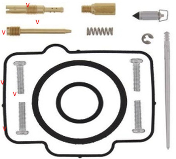 BEARING WORX ZESTAW NAPRAWCZY GAŹNIKA HONDA CR 250R '00, (26-1166)