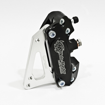 MOTO-MASTER ZACISK HAMULCOWY SUPERMOTO (CZTEROTŁOCZKOWY) YAMAHA YZ/YZF 125/250 '08-'25, YZF 450 '08-'15 - ZESTAW ZAWIERA KLOCKI I ADAPTER (NA ZAMÓWIENIE - PATRZ OPIS DODATKOWY)